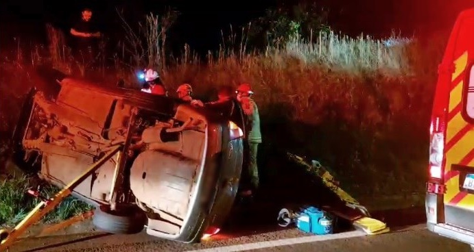 Acidente na PR-180 deixa homem ferido