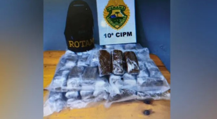 Homem é preso com mais de 10 quilos de haxixe na rodoviária