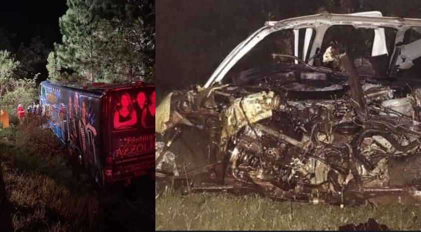 Acidente fatal envolve ônibus da Família Azzolini