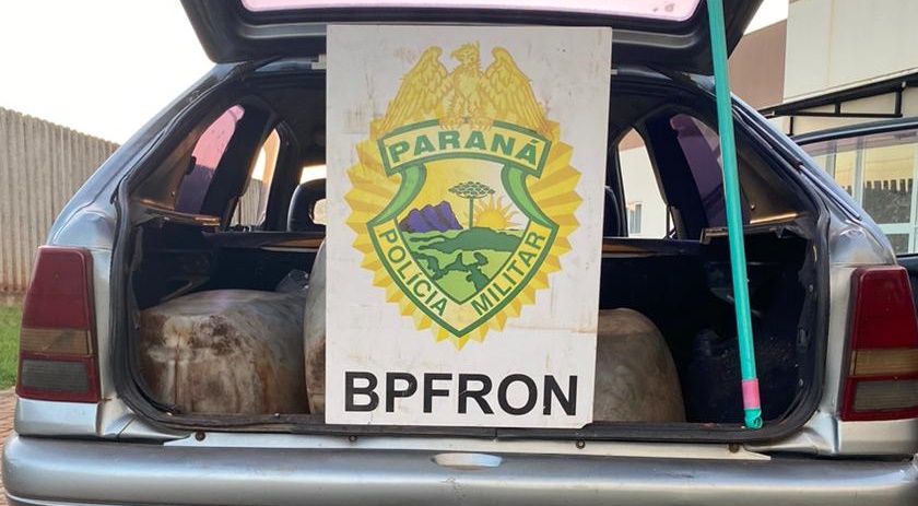 BPFRON apreende veículo carregado com combustível em Santo Antônio do Sudoeste