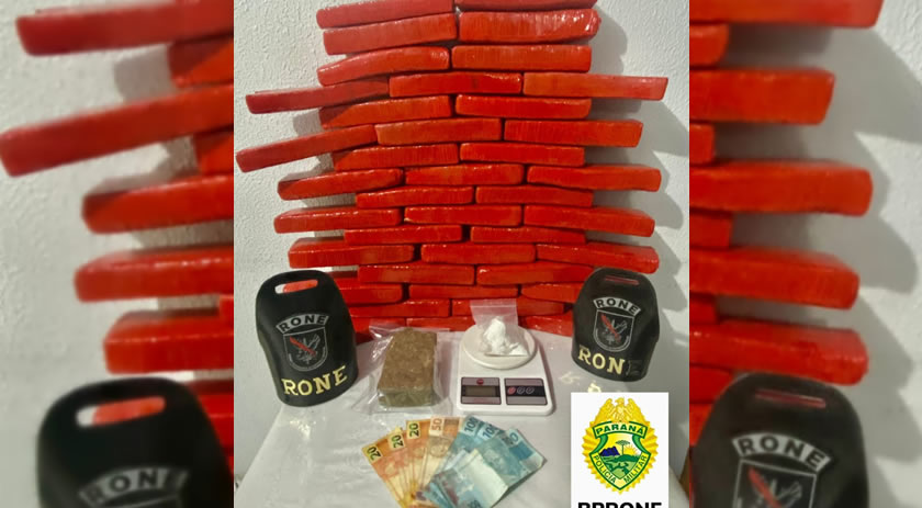 Polícia Militar apreende mais de 20 kg de maconha após denúncia