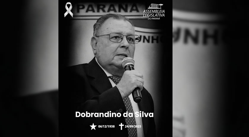 Assembleia Legislativa do Paraná lamenta o falecimento do ex-deputado Dobrandino Silva