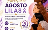 Agosto Lilás inicia com palestra de prevenção à violência contra a mulher