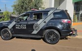 Terceiro poste é derrubado por contrabandistas durante fuga de carreta