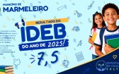Município supera médias estadual e nacional e alcança nota 7,5 no IDEB