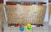 Polícia Rodoviária apreende 352 pacotes de cigarros estrangeiros em ônibus na PR-280