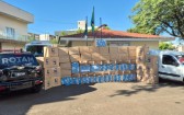 Polícia apreende mais de 52 mil maços de cigarros contrabandeados e prende homem