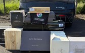 Veículo com 110 garrafas de vinho argentino é apreendido por descaminho na SC-161