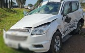 Acidente entre Blazer e veículo da Saúde deixa cinco pessoas feridas na BR-280