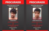 Polícia Civil divulga fotos de investigados por homicídio e pede ajuda para localizá-los