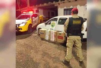 Veículo com carga ilegal de cigarros é interceptado após perseguição