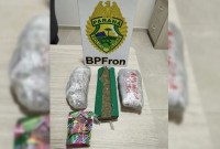 BPFRON apreende mais de um quilo de drogas