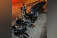 Motociclista fica ferido em colisão no Pinheirinho