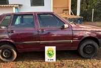 Polícia Militar recupera veículo com registro de furto