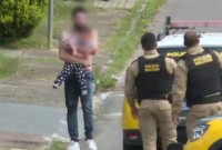 Pai é preso após manter filho de dois anos refém na Grande Curitiba