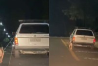 Motorista é preso após amarrar cachorro do lado de fora de carro e arrastá-lo por diversas ruas, no PR