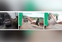Novas imagens mostram momento em que caminhões e moto são arremessados em desabamento de ponte entre TO e MA