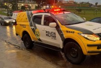 Queda de moto deixa casal ferido, em Francisco Beltrão