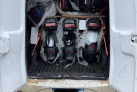 Polícia Rodoviária apreende cinco motos elétricas contrabandeadas do Paraguai na PR-280