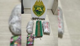 BPFRON apreende mais de um quilo de drogas