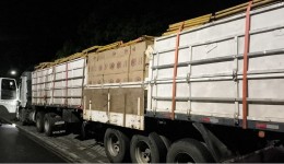 ROTAM apreende carga de cigarros contrabandeados