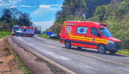 Três veículos se envolvem em acidente na BR-163