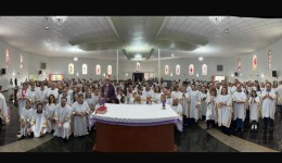 Dom Edgar assessorou retiro dos MACs do Decanato de Pato Branco