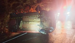 Carro sai da pista e polícia encontra 130 kg de maconha no Extremo-Oeste