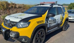 Homem é encaminhado após polícia identificar veículo com sinais adulterados