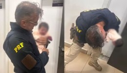 Policial salva recém-nascido engasgado após família percorrer 10 km no Paraná