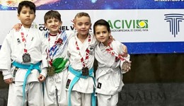Campo Erê conquista sete pódios no Campeonato Paranaense de Karatê em Coronel Vivida