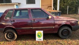 Polícia Militar recupera veículo com registro de furto