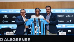 De volta ao Grêmio, Tetê é apresentado oficialmente na Arena