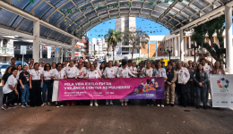 4ª Caminhada do Meio-Dia mobiliza comunidade no combate ao feminicídio
