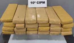 Homem é preso com cerca de 20 quilos de maconha