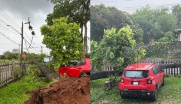 Temporal provoca grandes estragos em Francisco Beltrão e Marmeleiro