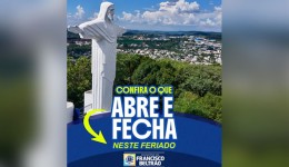 Confira como ficam os serviços públicos em Francisco Beltrão no feriado de Sexta-feira Santa (03)