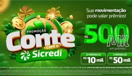 Sicredi Fronteiras PR/SC/SP lança Promoção Conte com o Sicredi