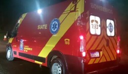 Duas pessoas ficam feridas em colisão entre carro e caminhonete no interior