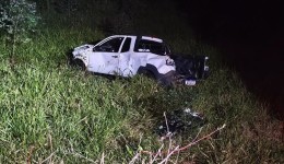Saída de pista na PR-471 termina com morte de motorista