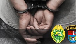 Polícia Militar prende homem após denúncia de violência doméstica