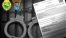 PM prende homem com mandado de prisão por crimes de trânsito