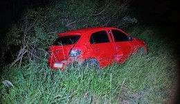 Acidente com três veículos deixa uma mulher ferida na PR-281 em Chopinzinho