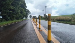 DER reforça sinalização da PR-281 entre São João e São Jorge do Oeste