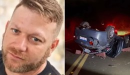 Homem morre e três ficam feridos após carro capotar na PR-158