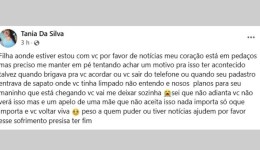 Mãe de jovem desaparecida faz apelo nas redes sociais para encontrar a filha