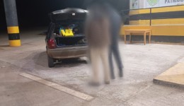 Polícia Rodoviária apreende tabletes de maconha na PRC-280