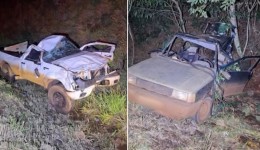 Criança morre após grave acidente entre caminhonete e carro na PRC-158