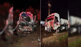 Colisão entre van e caminhão termina com duas mortes e um ferido grave no PR