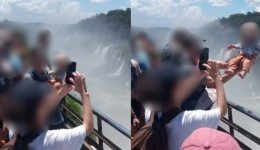 Turistas que desrespeitam regras nas Cataratas podem ser multados